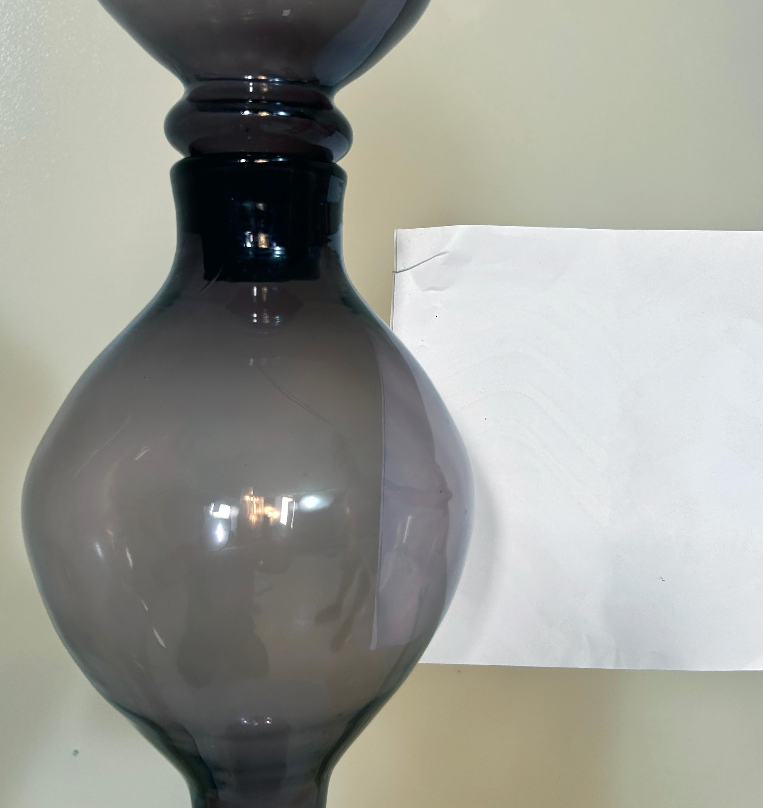 Americano #588 Decanter Rocket 1959 di Wayne Husted per Blenko in vendita