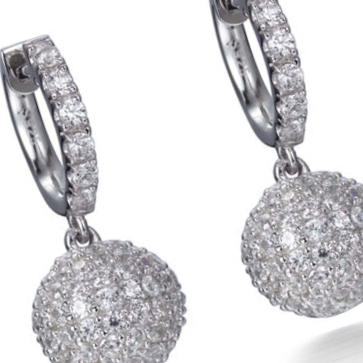 sterling silver disco ball earrings