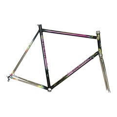 58CM COLNAGO MASTER OLYMPIC FREULER ART DECOR PAINT SCHEME ROAD BiKE FRAME SET