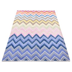 5
8 "x7
10" Colorida Alfombra Afgana Kilim de Lana Suave Tejida a Mano con Diseño Chevron 5
8 "x7
10" Colorida Alfombra Afgana Kilim de Lana Suave Tejida a Mano con Diseño Chevron