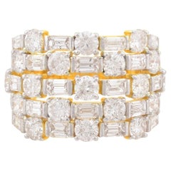 5.90 Carat Diamond 14 Karat Gold Ring