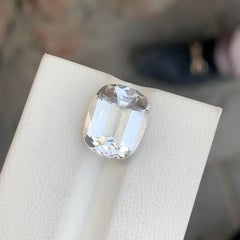 5.90 Carat Gorgeous Faceted Heliodor Cushion Shape Gemstone