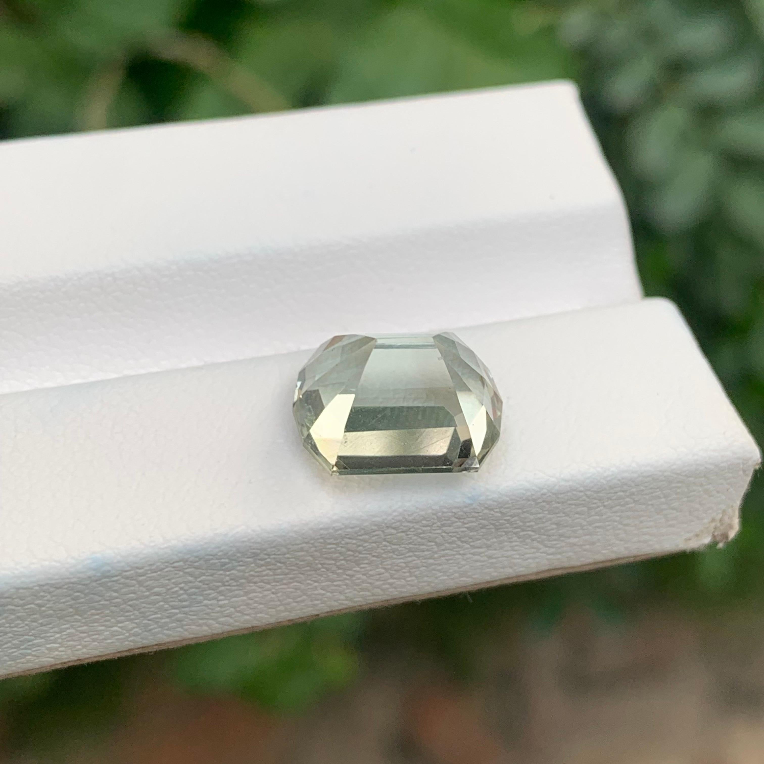 5,90 Carati di Ametista Verde Naturale Sciolta Prasiolite Gemma del Brasile in vendita 4