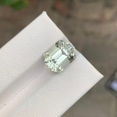 5.90 Carat Natural Loose Green Amethyst \ Prasiolite Brazil’s Gemstone