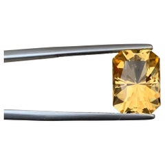 5.90 Carat Natural Loose Yellow Golden Citrine Custom Cut Brazilian Gemstone 5.90 Carat Natural Loose Yellow Golden Citrine Custom Cut Brazilian Gemstone