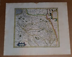 1590 Mercator Map Entitled "France Picardie Champaigne, Ric.0001