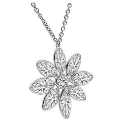 5,90ct Diamant-Anhänger-Halskette