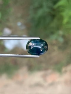 5.91 Carat Natural Loose Greenish Blue Sapphire From Madagascar, Africa