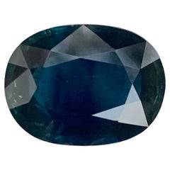 5.91 Carat Natural Loose Greenish Blue Sapphire From Madagascar, Africa