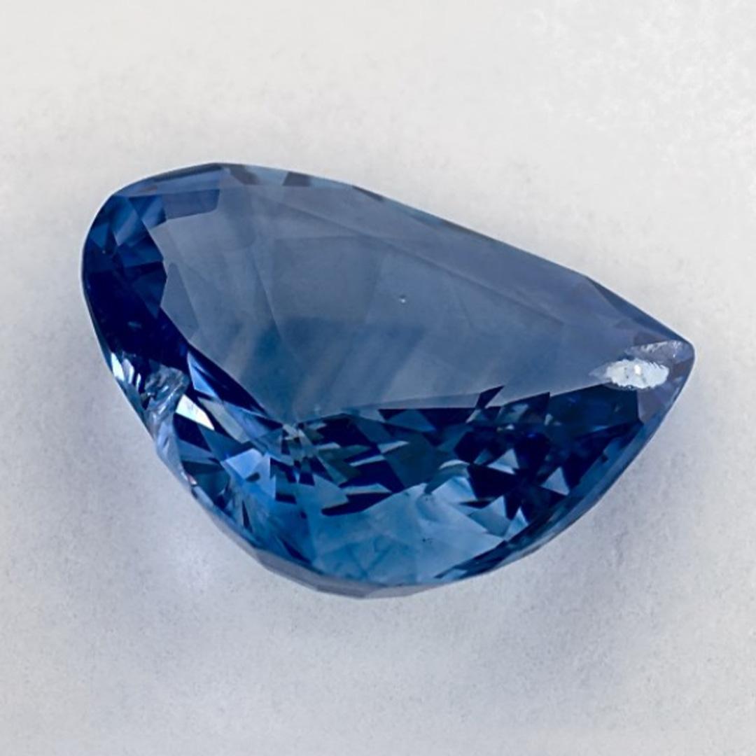 Cuore 5.91 Ct Blue Sapphire Heart Loose Gemstone in vendita