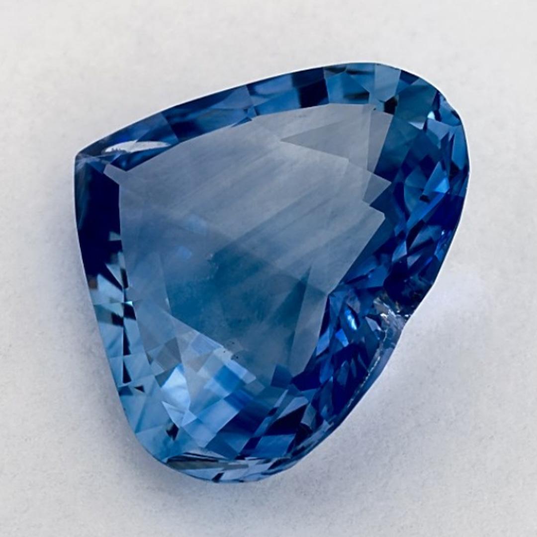 5.91 Ct Blue Sapphire Heart Loose Gemstone In condizioni Nuovo in vendita a Fort Lee, NJ