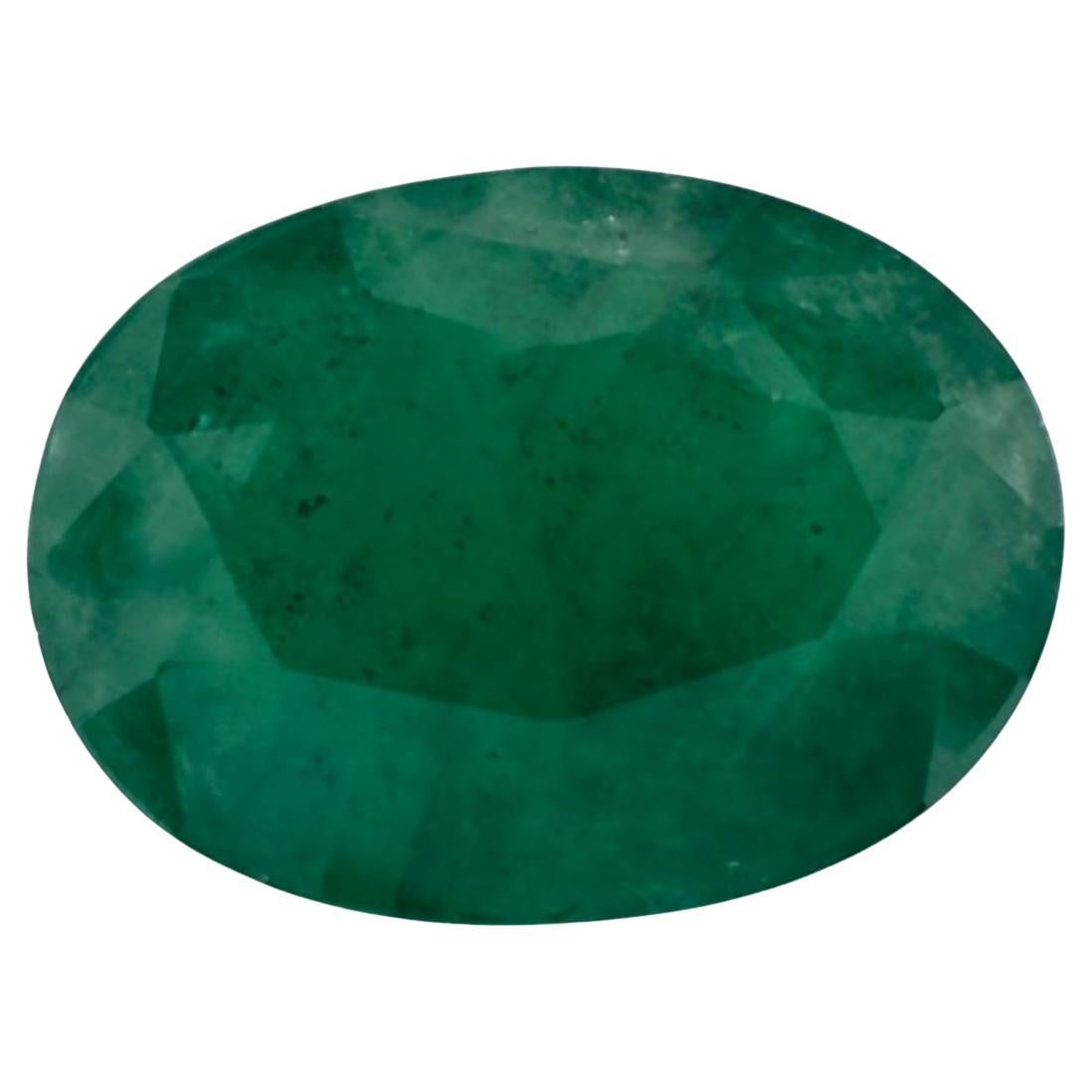 5.91 carati di smeraldo ovale sfuso