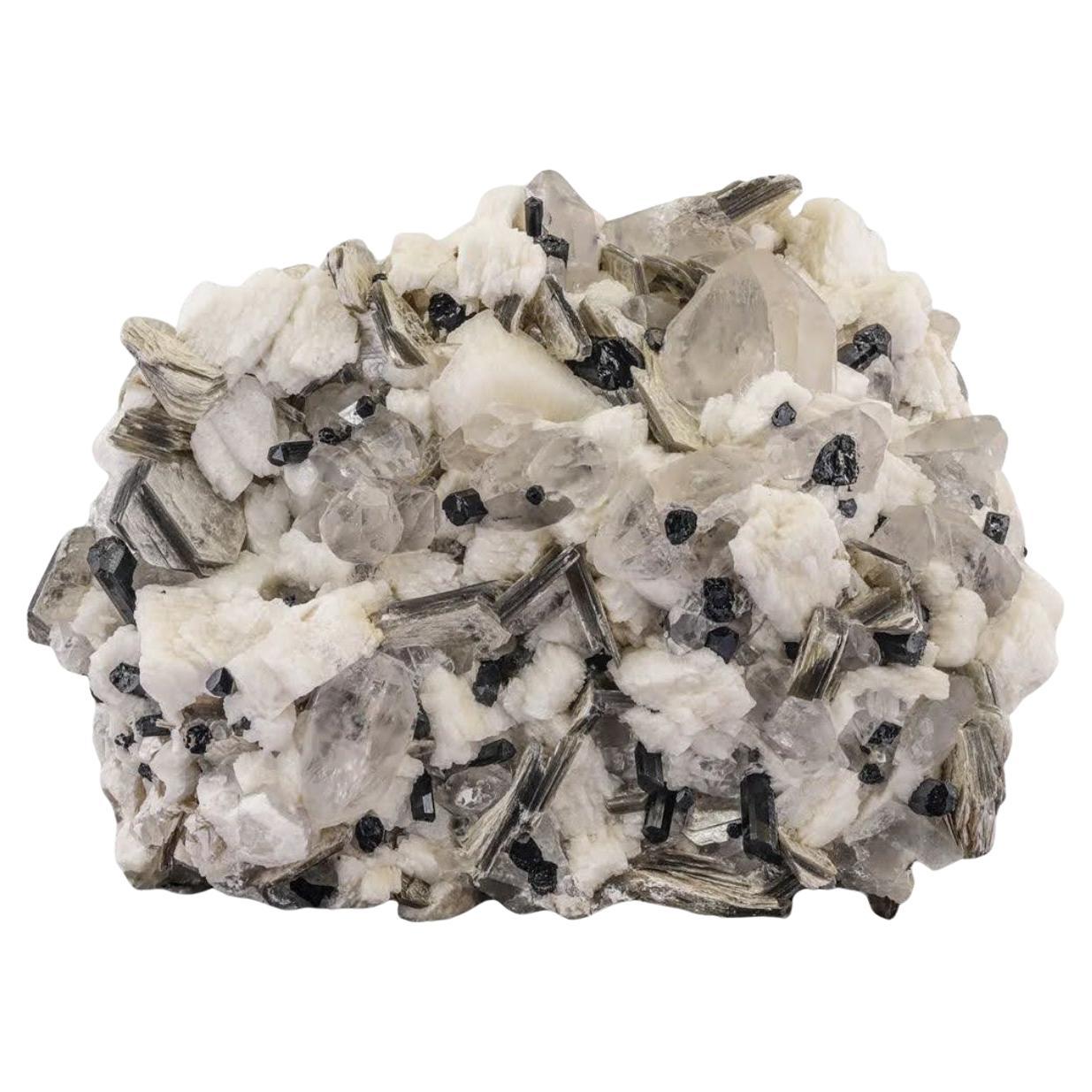 Combinaison d'écorces avec Albite et Muscovite du Pakistan 591 grammes