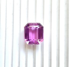 59.16 Carats Kunzite Natural Octagon Cut Stone Top Fine Color Quality Gemstone
