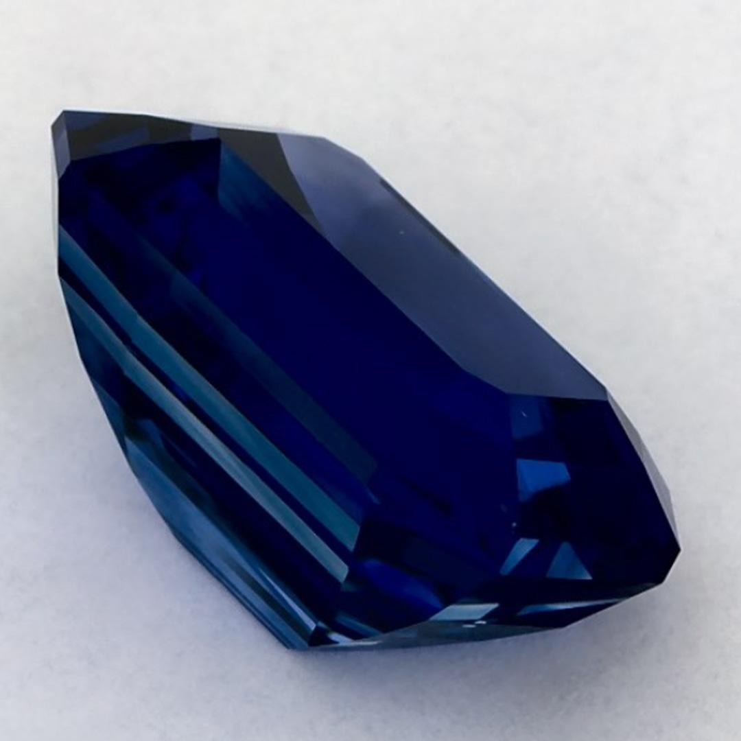5.93 qt zafiro azul talla octágono gema suelta en venta 1