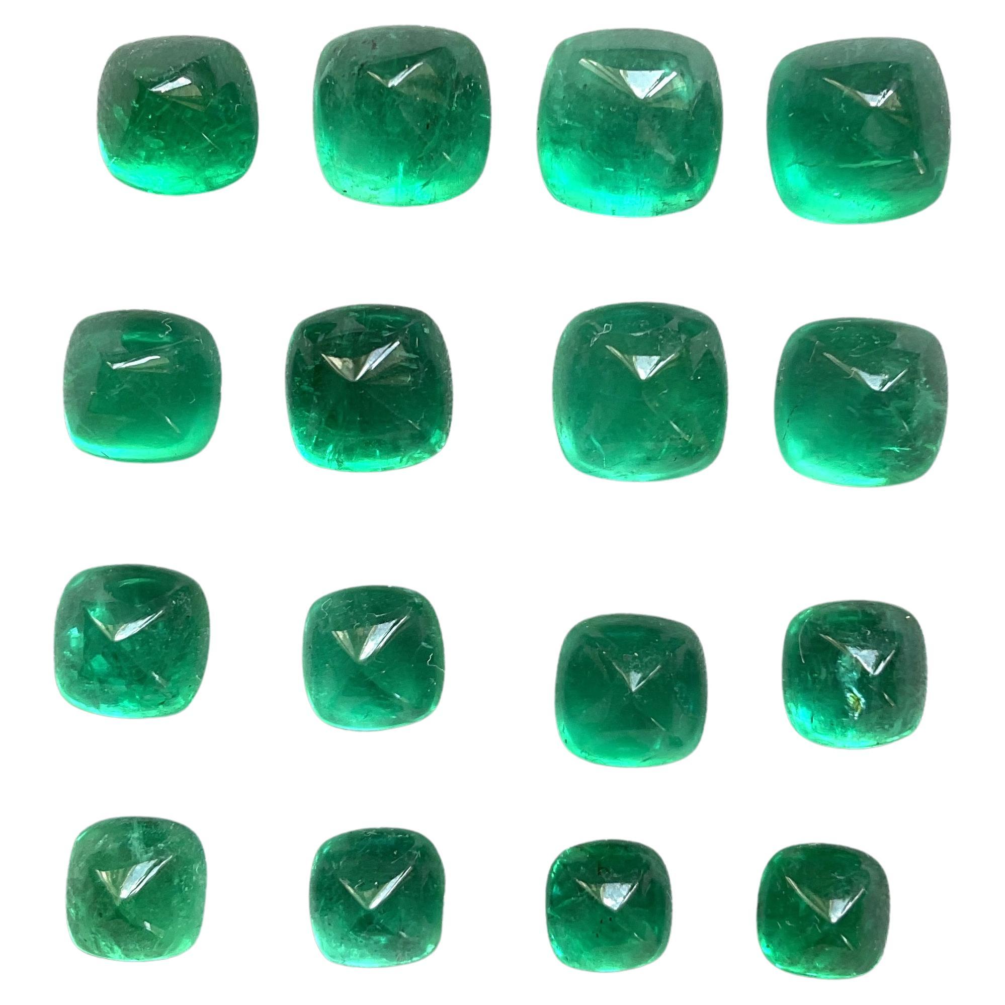 59.30 Carats Zambian Emerald Sugarloaf Cabochon Lot Top Quality Natural Gemstone

Gemstone : Emerald
Weight: 59.30 Carats
Size:  7 To 11 MM
Quantity: 16
Shape: Sugarloaf