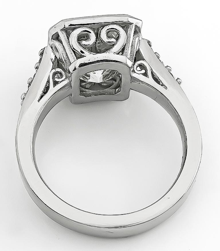 954 Platinum Diamond Ring main image 1