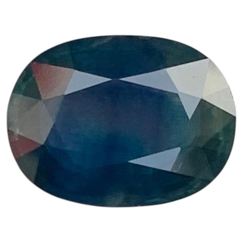 5.94 Carats Natural Deep Blue Saphire Loose Gemstone