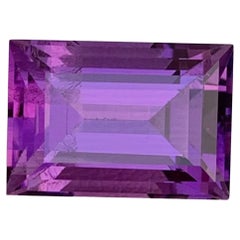 5,95 quilates Amatista natural suelta en forma de baguette Gema