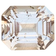 5.95 Carat Natural Loose Golden Topaz Emerald Shape Gemstone