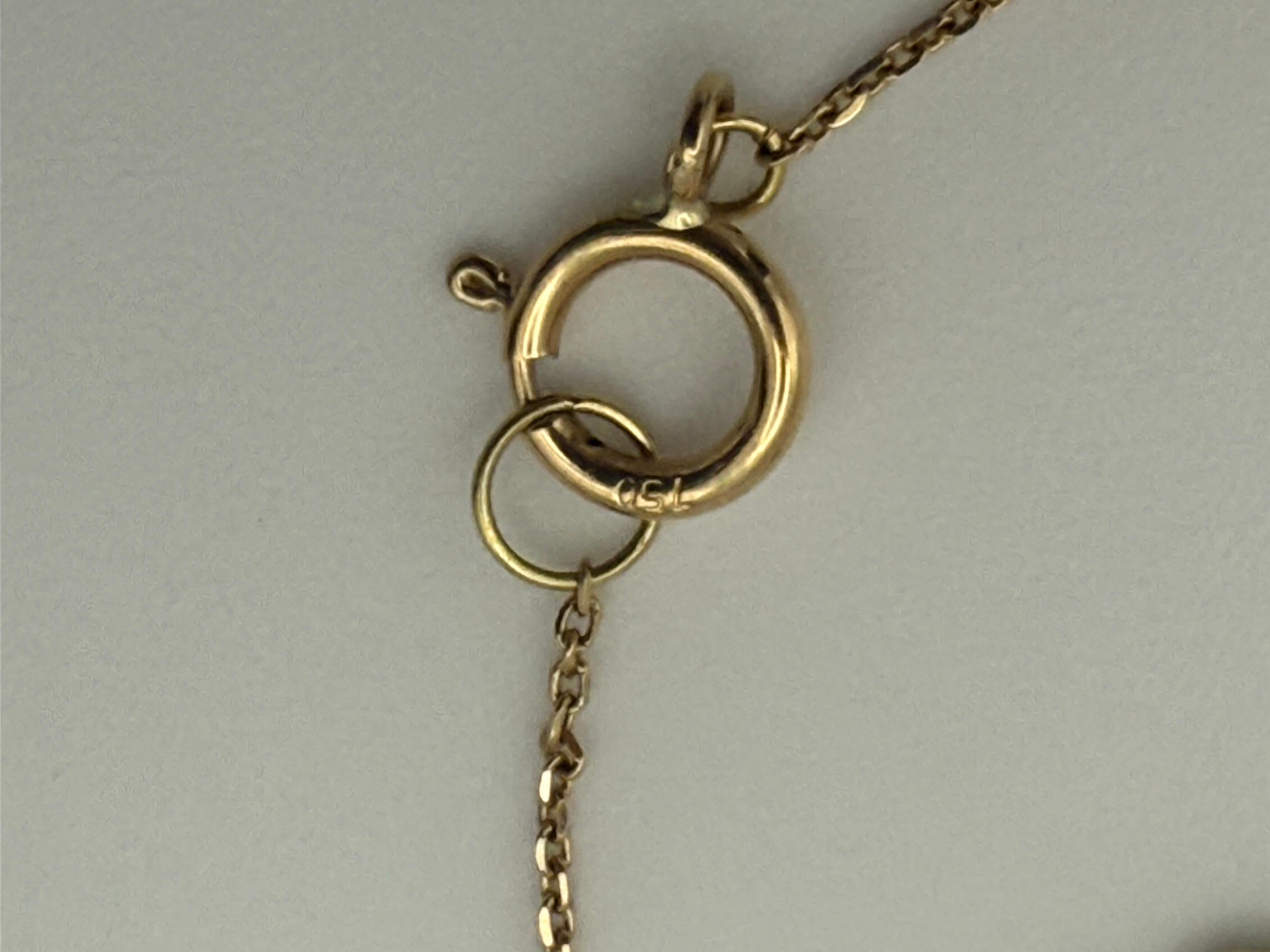 Collar de cadena con esmeralda octogonal de 5,95 quilates en oro amarillo macizo de 18 quilates en venta 2