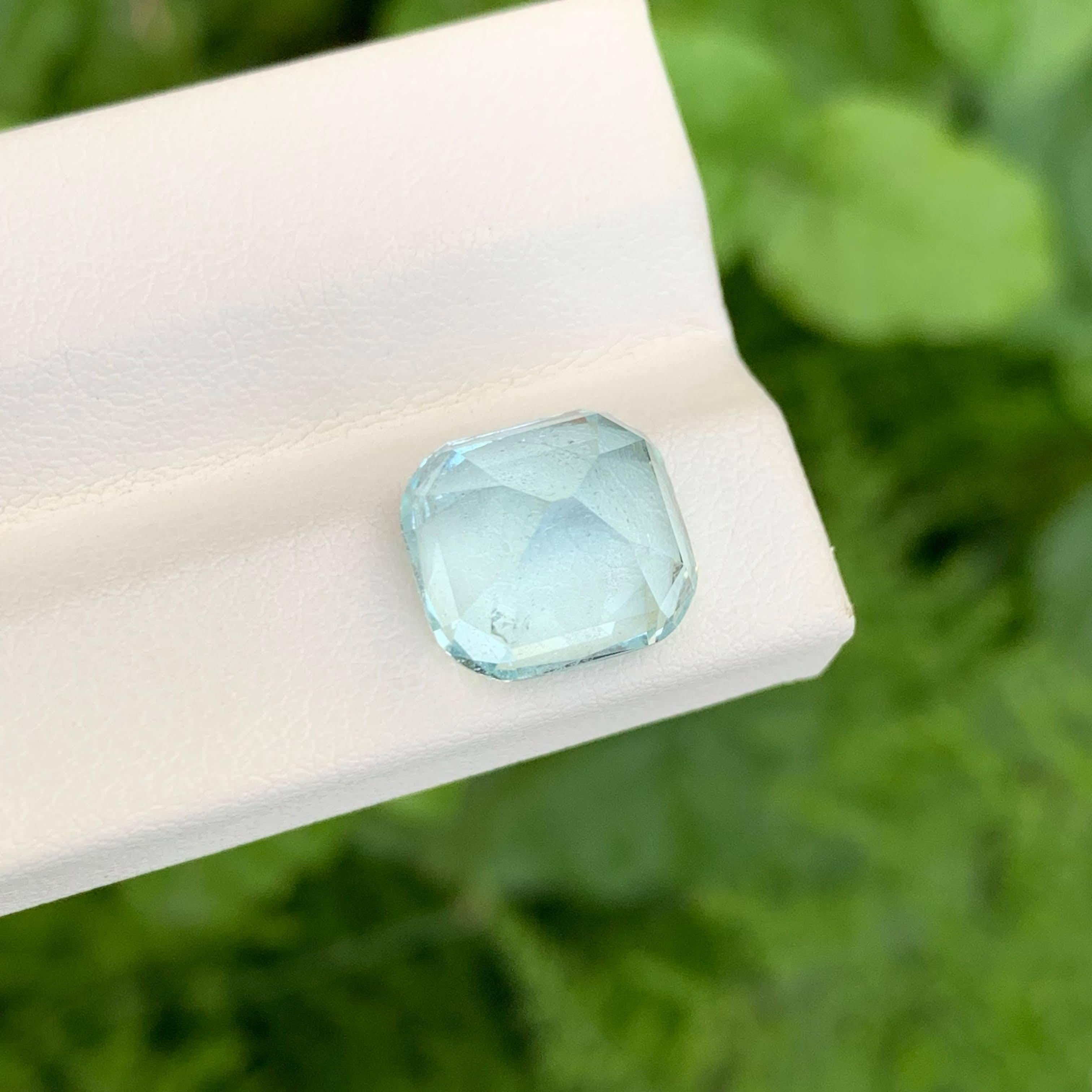 Weight 5.95 carats
Dimensions 10.7x9.8x8.4mm
Treatment None 
Origin Pakistan
Clarity  Included
Shape Cushion
Cut Fancy Cushion
NA


This exquisite 5.95 carat Blue Aquamarine gemstone hails from the mineral-rich regions of Pakistan, renowned for