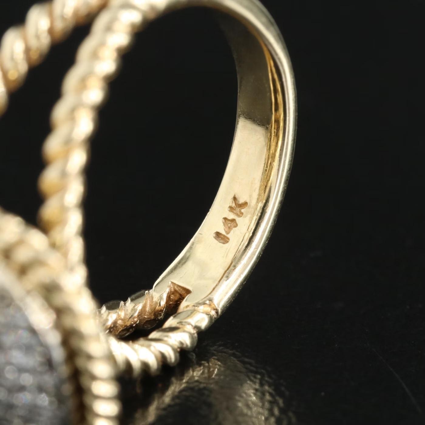$5950 / NEU / EFFY D'ORO Diamantring / 14K Gold / Luxus im Angebot 2