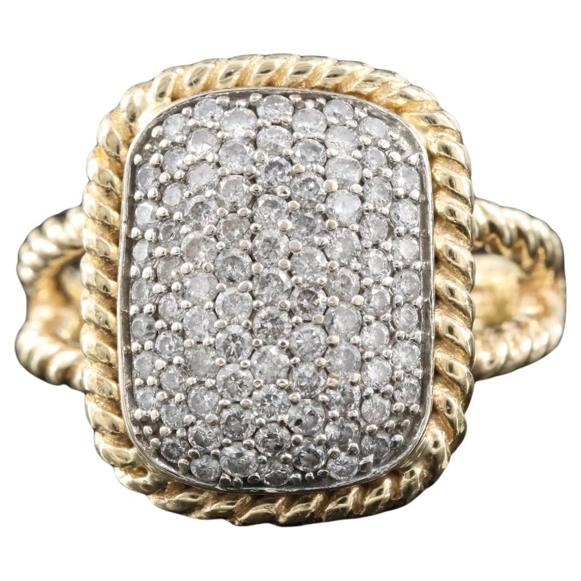 $5950 / NEU / EFFY D'ORO Diamantring / 14K Gold / Luxus im Angebot 4