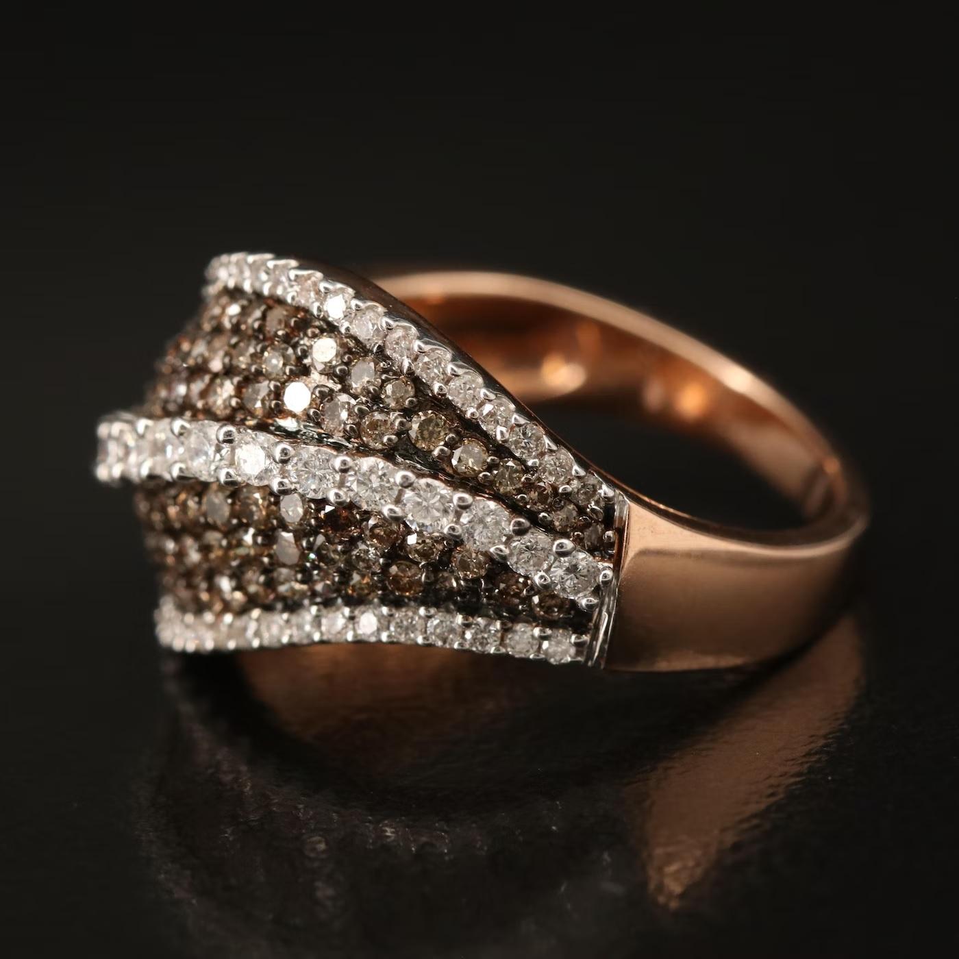 $5950 / Universal Diamond NY Designer 3D-Ring / 2,75 Karat Diamant / 14K im Zustand „Neu“ in Rancho Mirage, CA