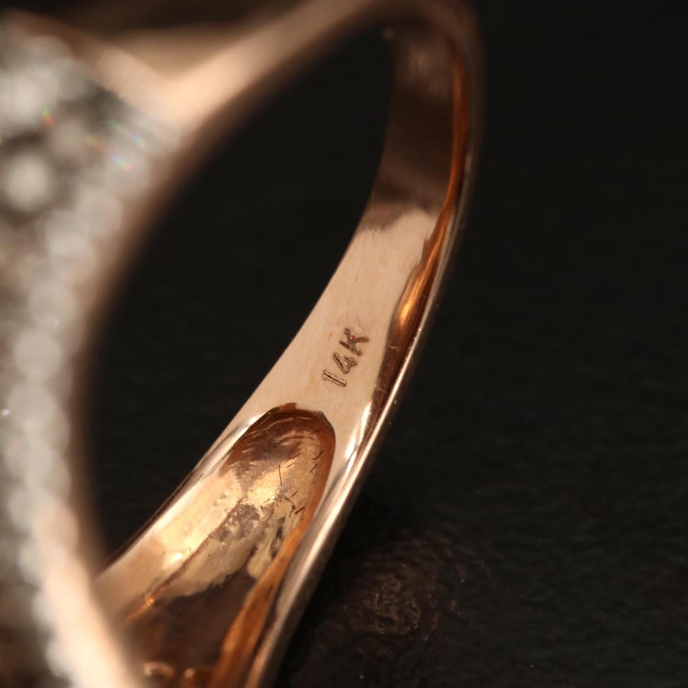 $5950 / Universal Diamond NY Designer 3D-Ring / 2,75 Karat Diamant / 14K 3