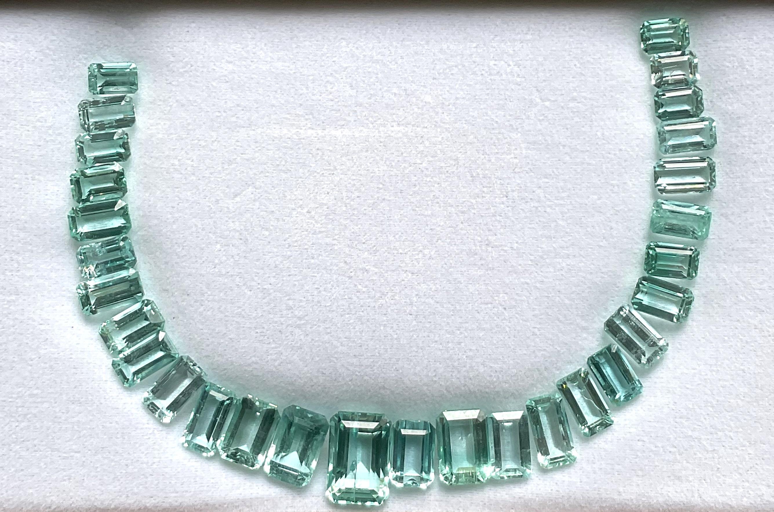 59,53 Karat Nigeria Smaragd Oktagon Schliff Stein Layout Feiner Schmuck Natürlicher Edelstein im Zustand „Neu“ im Angebot in Jaipur, RJ