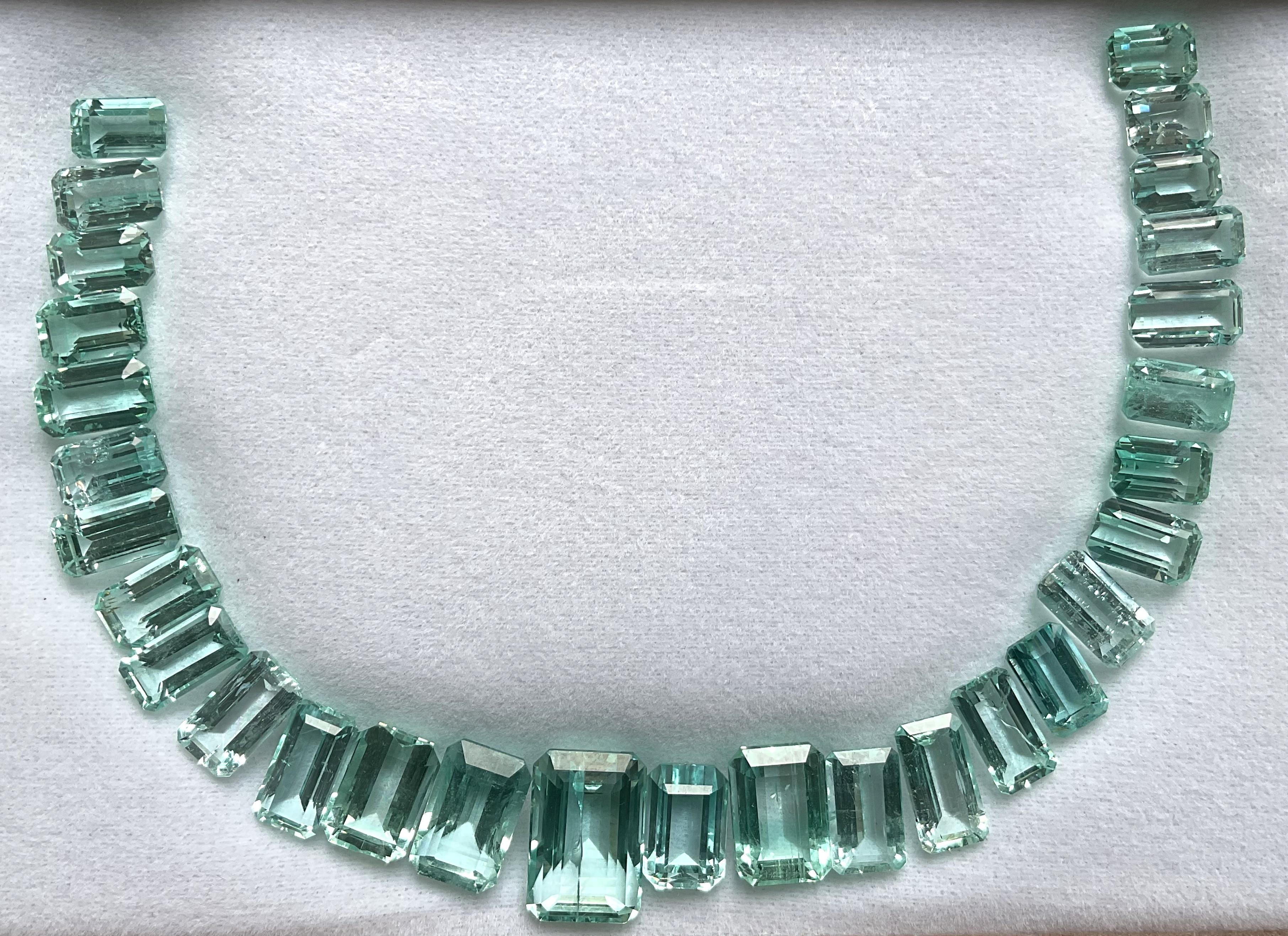 59,53 Karat Nigeria Smaragd Oktagon Schliff Stein Layout Feiner Schmuck Natürlicher Edelstein im Angebot 3