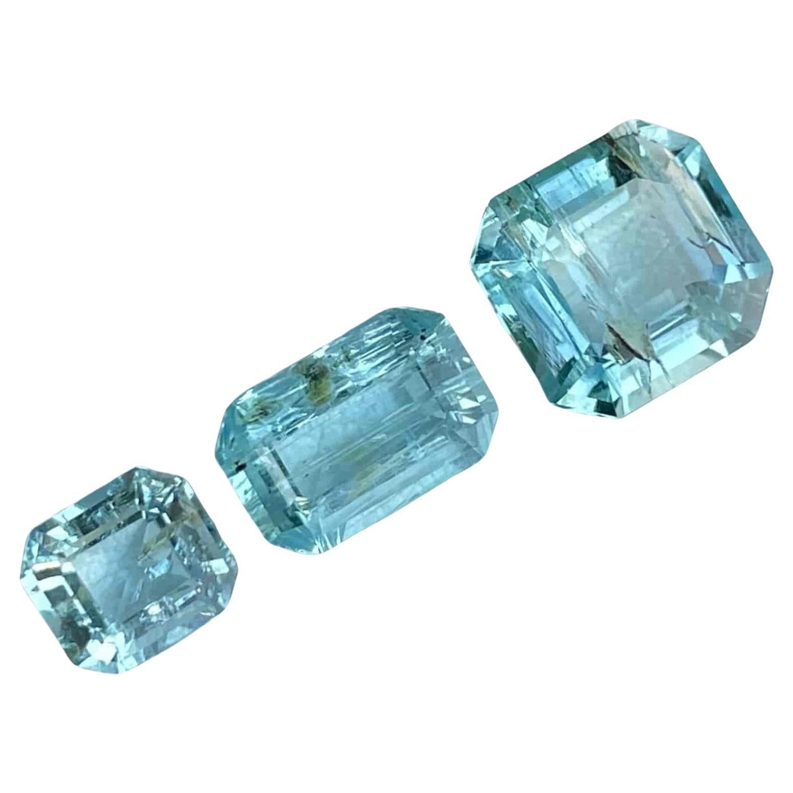 5.96 carats Deep Blue Color Natural Aquamarine Batch Loose Gemstone From Namibia For Sale
