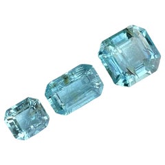 5.96 carats Deep Blue Color Natural Aquamarine Batch Loose Gemstone From Namibia