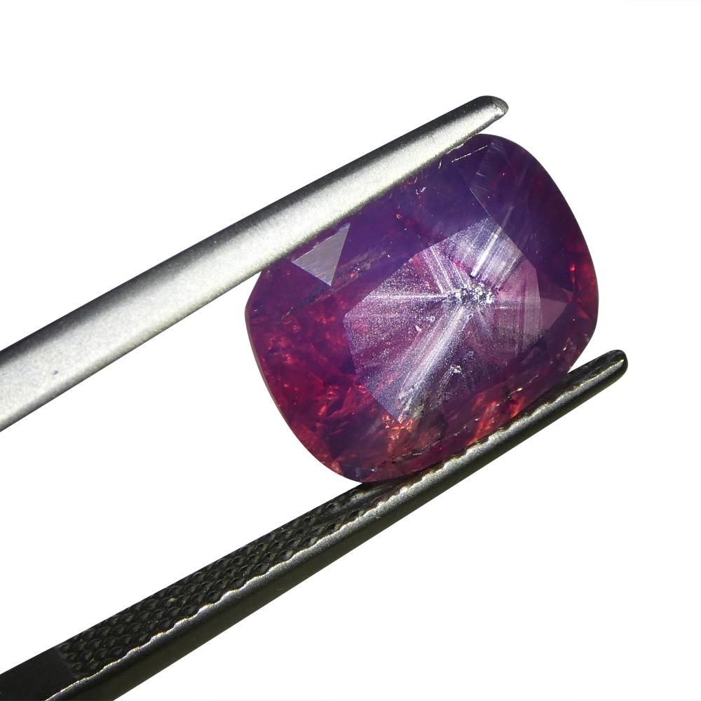 purple sapphire rough