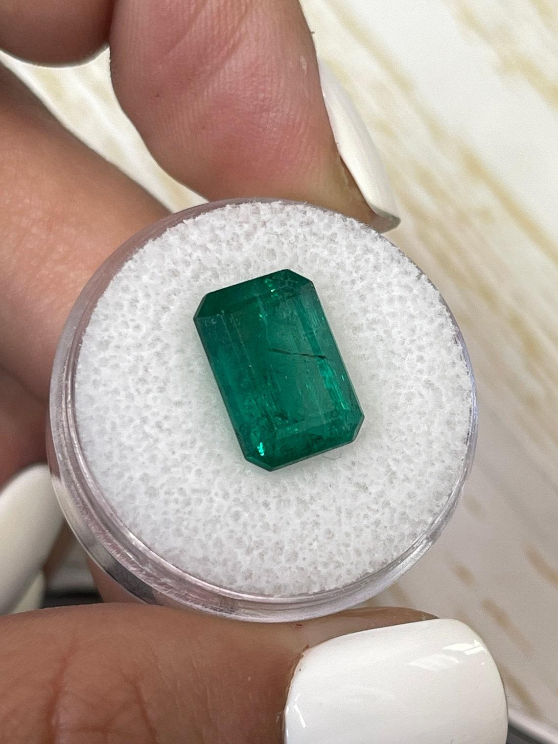 5,97 Karat 13x9 Vivid grüner sambischer Smaragd - Smaragdschliff Mai-Geburtsstein Edelstein im Zustand „Neu“ im Angebot in Jupiter, FL