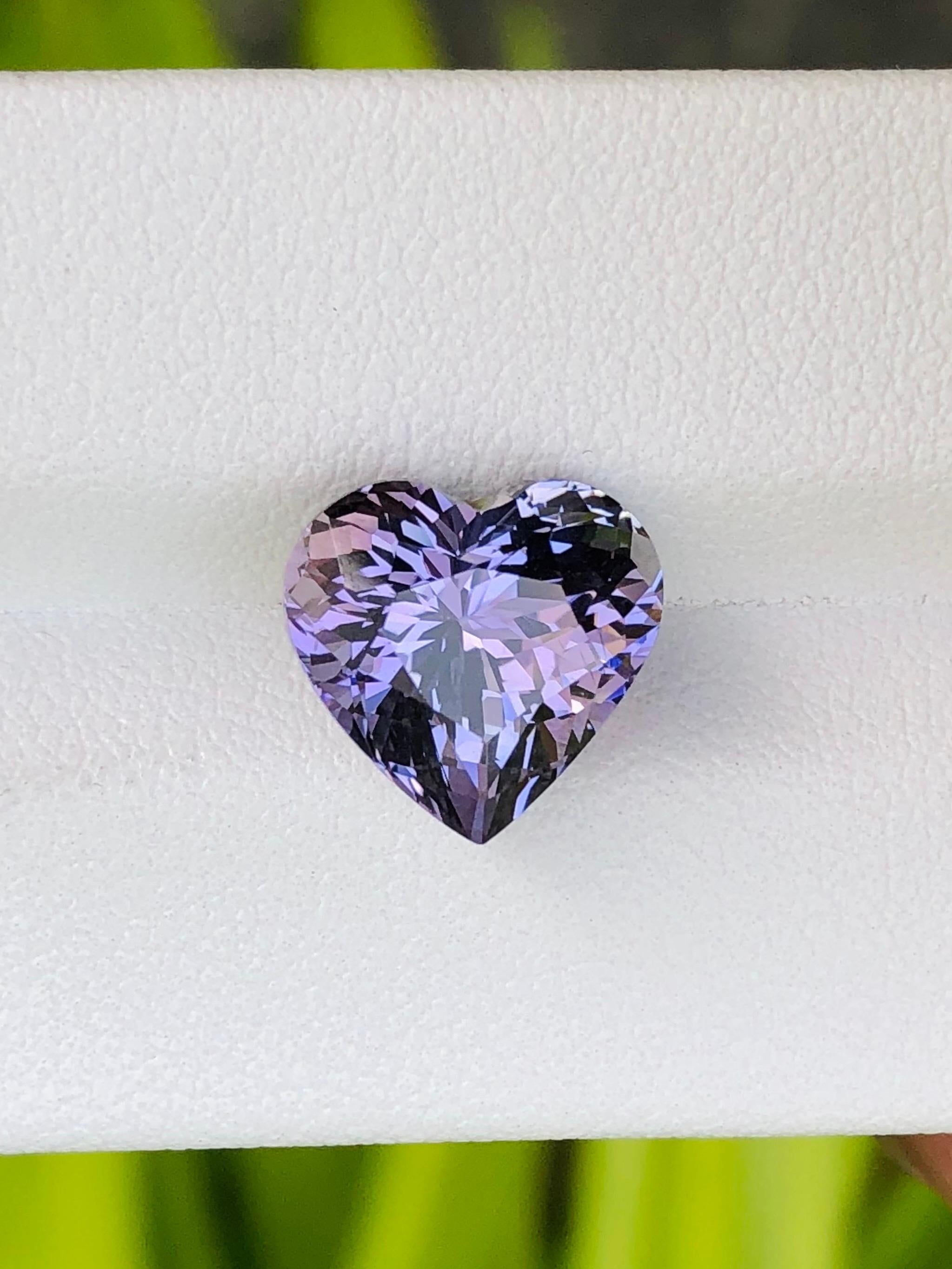 5.98 Ct AIG Certificate Natural Tanzanite Zoisite Unheated Purple Color For Sale 5