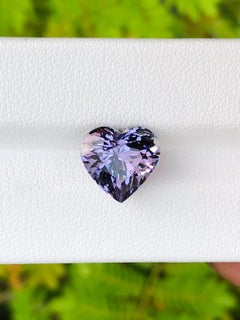 5.98 Ct AIG Certificate Natural Tanzanite Zoisite Unheated Purple Color
