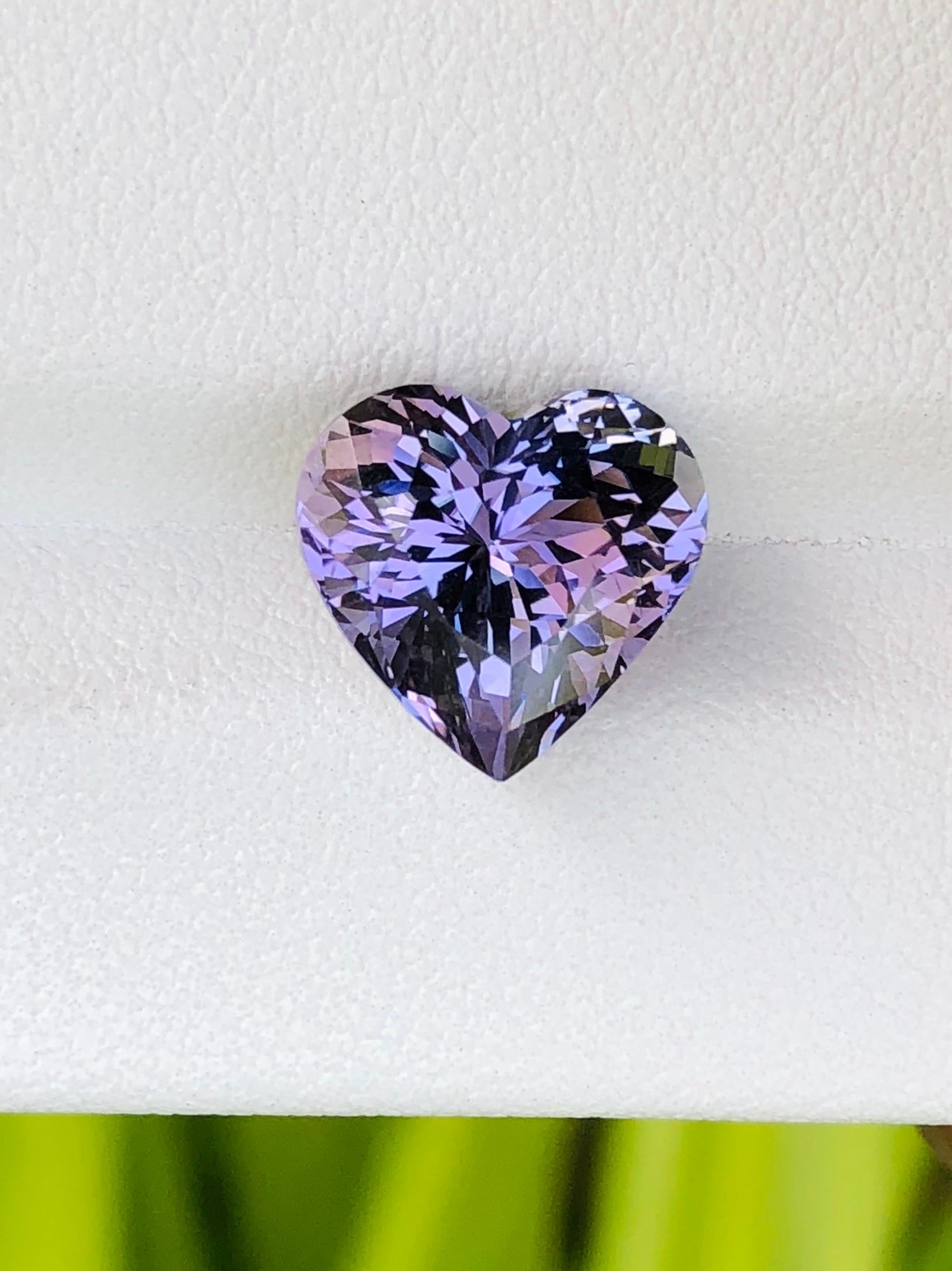 5.98 Ct AIG Certificate Natural Tanzanite Zoisite Unheated Purple Color For Sale 4