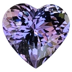 5.98 Ct AIG Certificate Natural Tanzanite Zoisite Unheated Purple Color