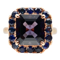 Blue Sapphire Cocktail Rings
