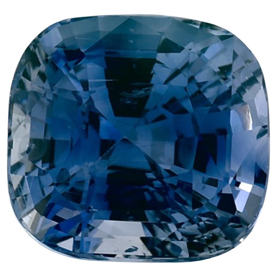 5.99 carati di zaffiro blu a cuscino, gemma sfusa