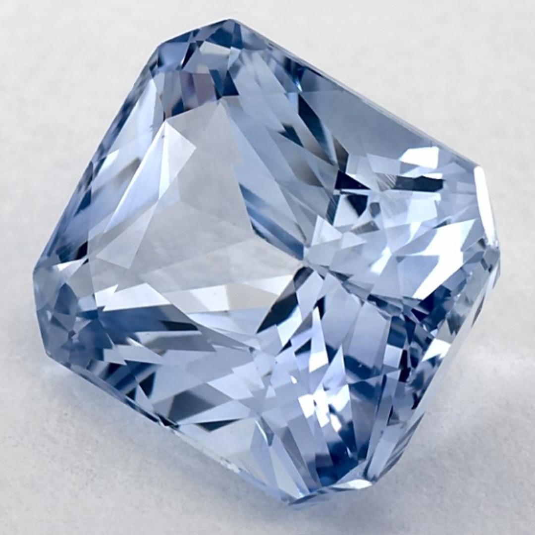 5.99 Ct Blue Sapphire Octagon Cut Loose Gemstone In New Condition For Sale In Fort Lee, NJ