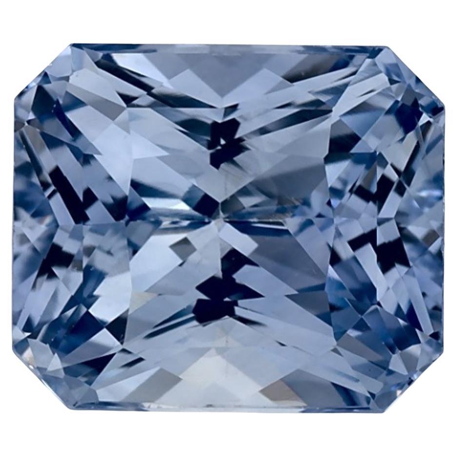 5.99 Ct Blue Sapphire Octagon Cut Loose Gemstone For Sale