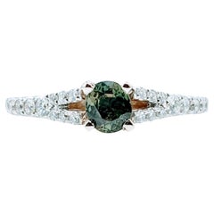 .59ct Alexandrite & Diamond Platinum/Yellow Gold Ring