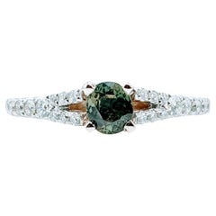 .59ct Alexandrite & Diamond Platinum/Yellow Gold Ring