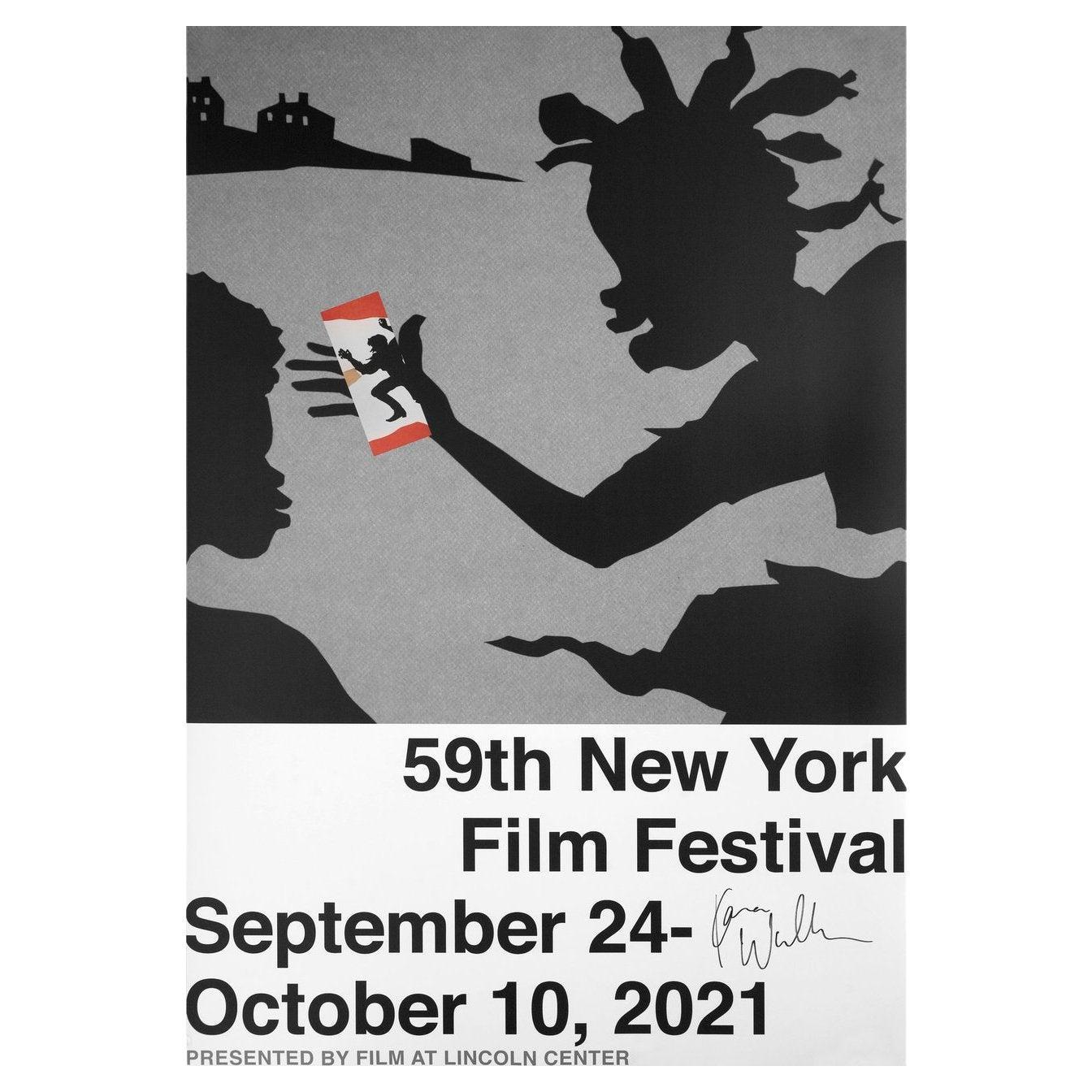 59th New York Film Festival 2021 U.S. One Sheet Poster Signed