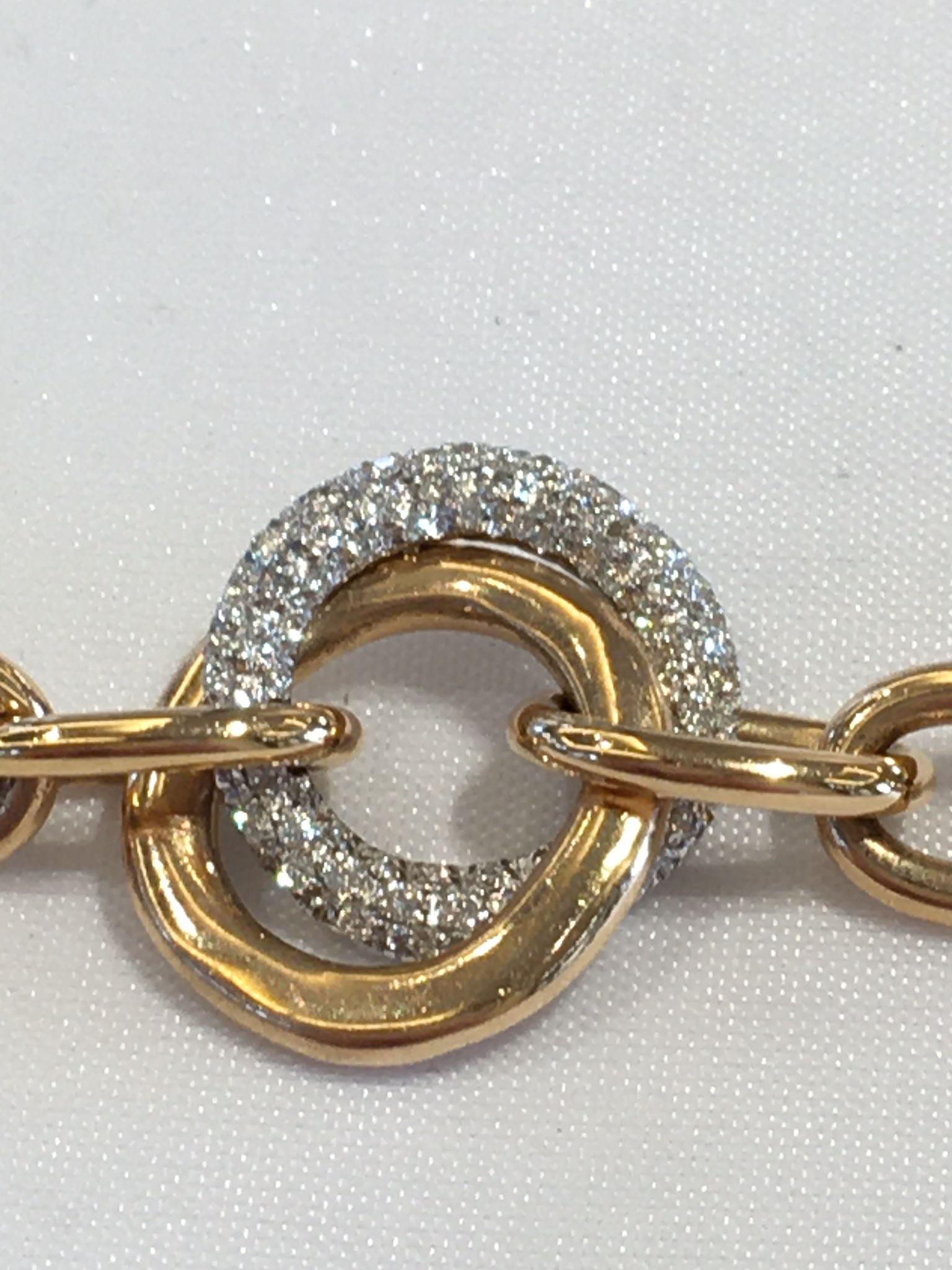 Taille rose Mikimoto Bracelet de perles noires thaïlandaises 5A+Thaitiennes en or blanc et rose 18 carats et diamants en vente