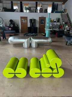 fauteuil et ottoman "5C" conçus par Auro Trivellato pour A.L.I., Italie, années 1970