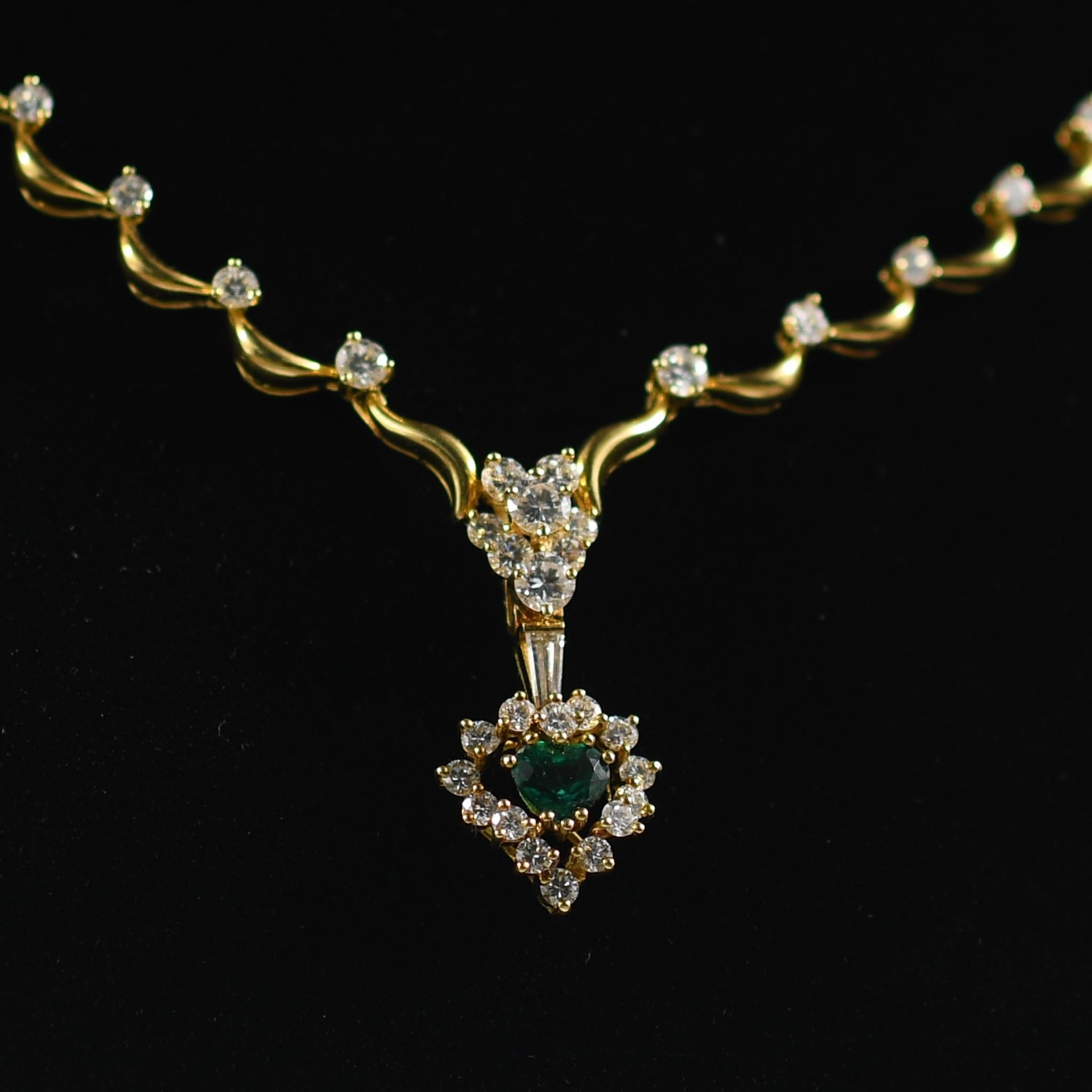 Indulge in timeless elegance with our Riviera Diamond Necklace, a radiant testament to sophistication and allure. Crafted with meticulous attention to detail, this exquisite piece features a breathtaking arrangement of sparkling diamonds set in 18k